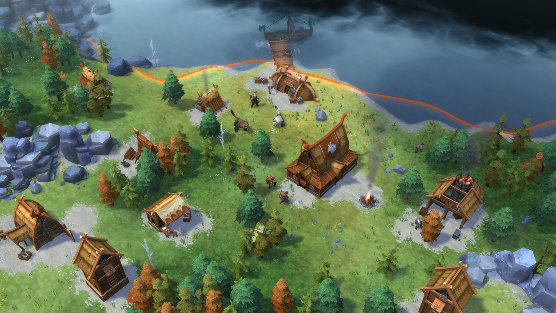 Скриншот-3 из игры Northgard — Brundr & Kaelinn, Clan of the Lynx