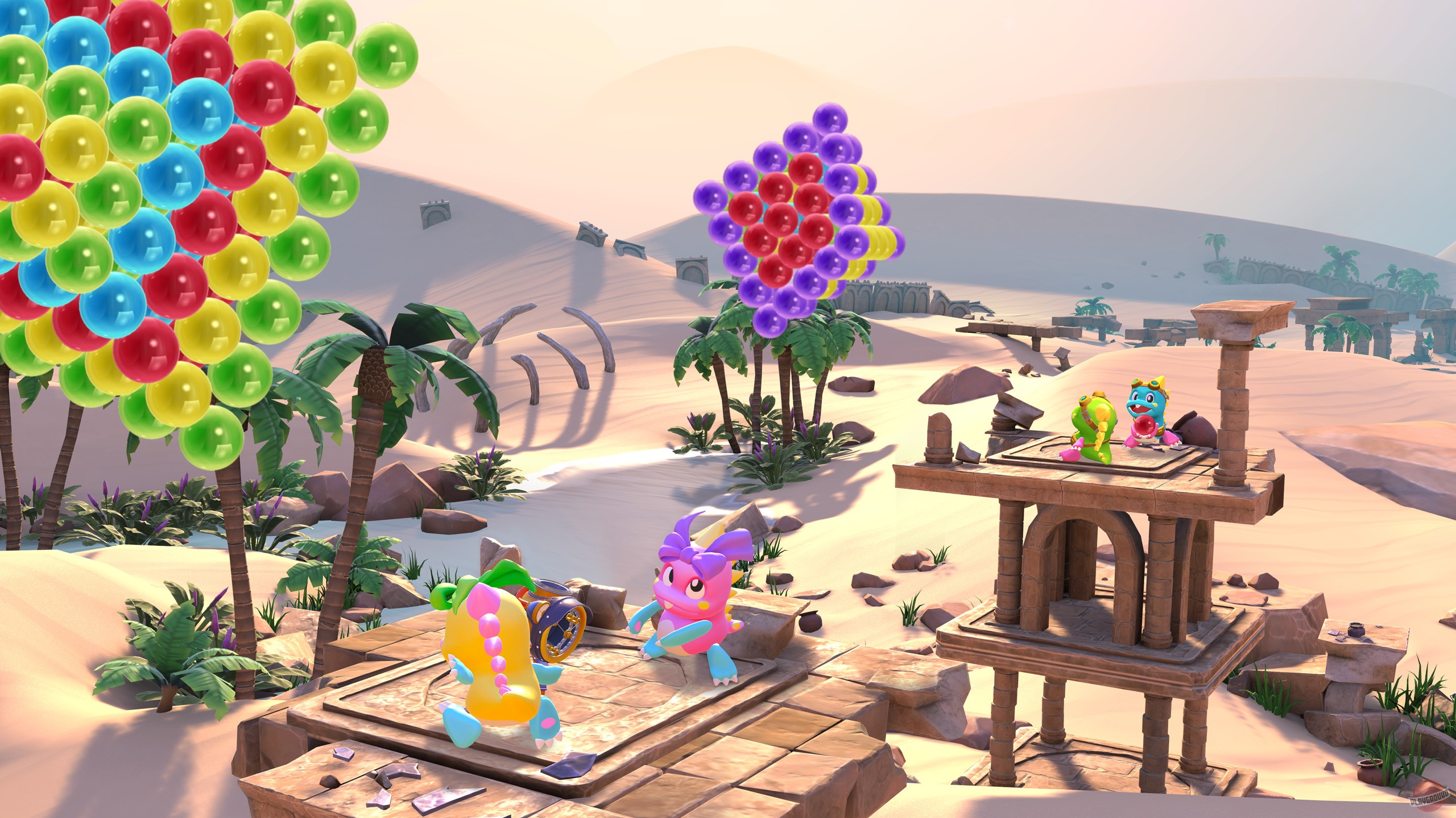 Скриншот-1 из игры Puzzle Bobble 3D: Vacation Odyssey для PS