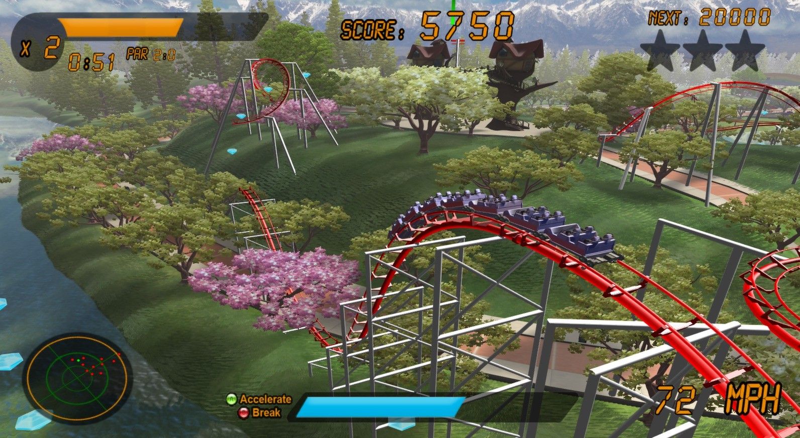 Скриншот-6 из игры Roller Coaster Rampage