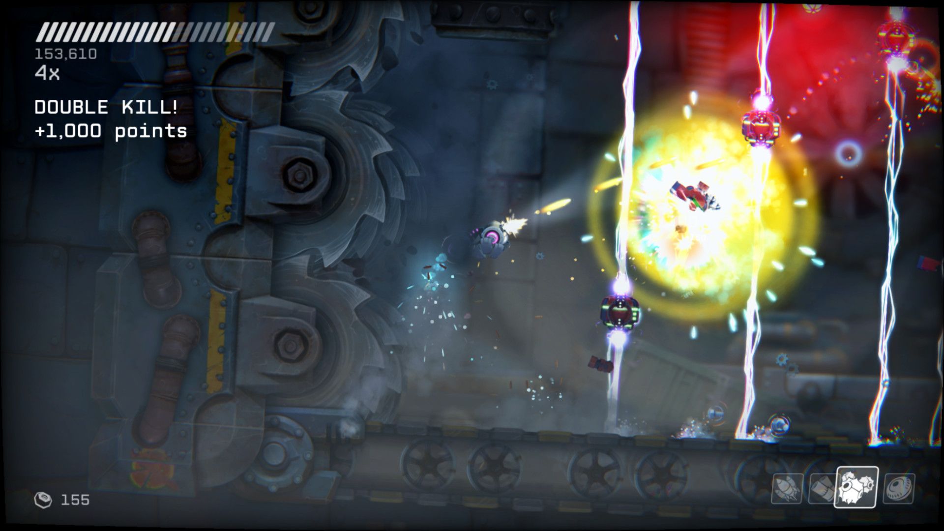 Скриншот-2 из игры RIVE: Wreck, Hack, Die, Retry!
