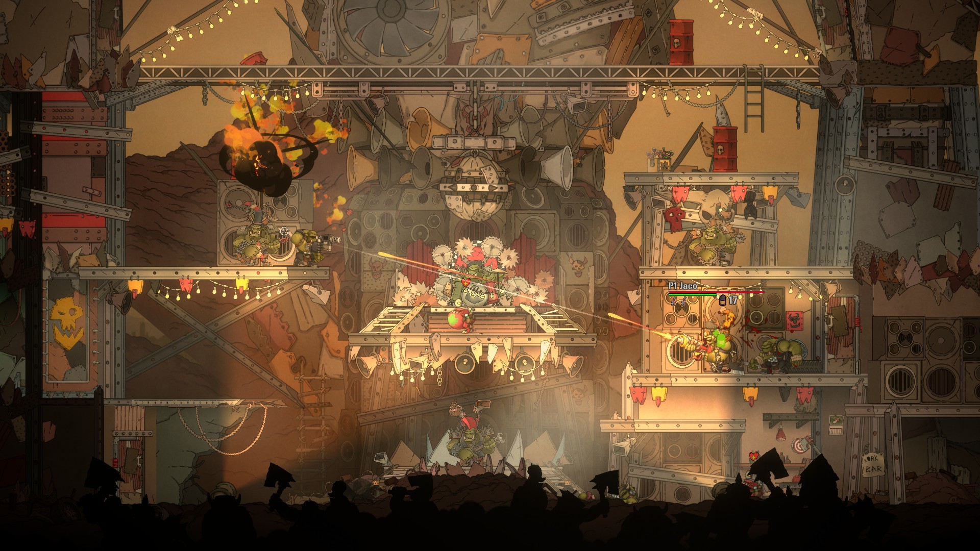 Скриншот-1 из игры Warhammer 40,000: Shootas, Blood & Teef для PS4