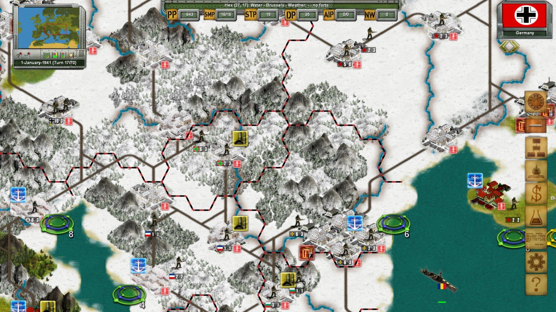 Скриншот-4 из игры Strategic War in Europe