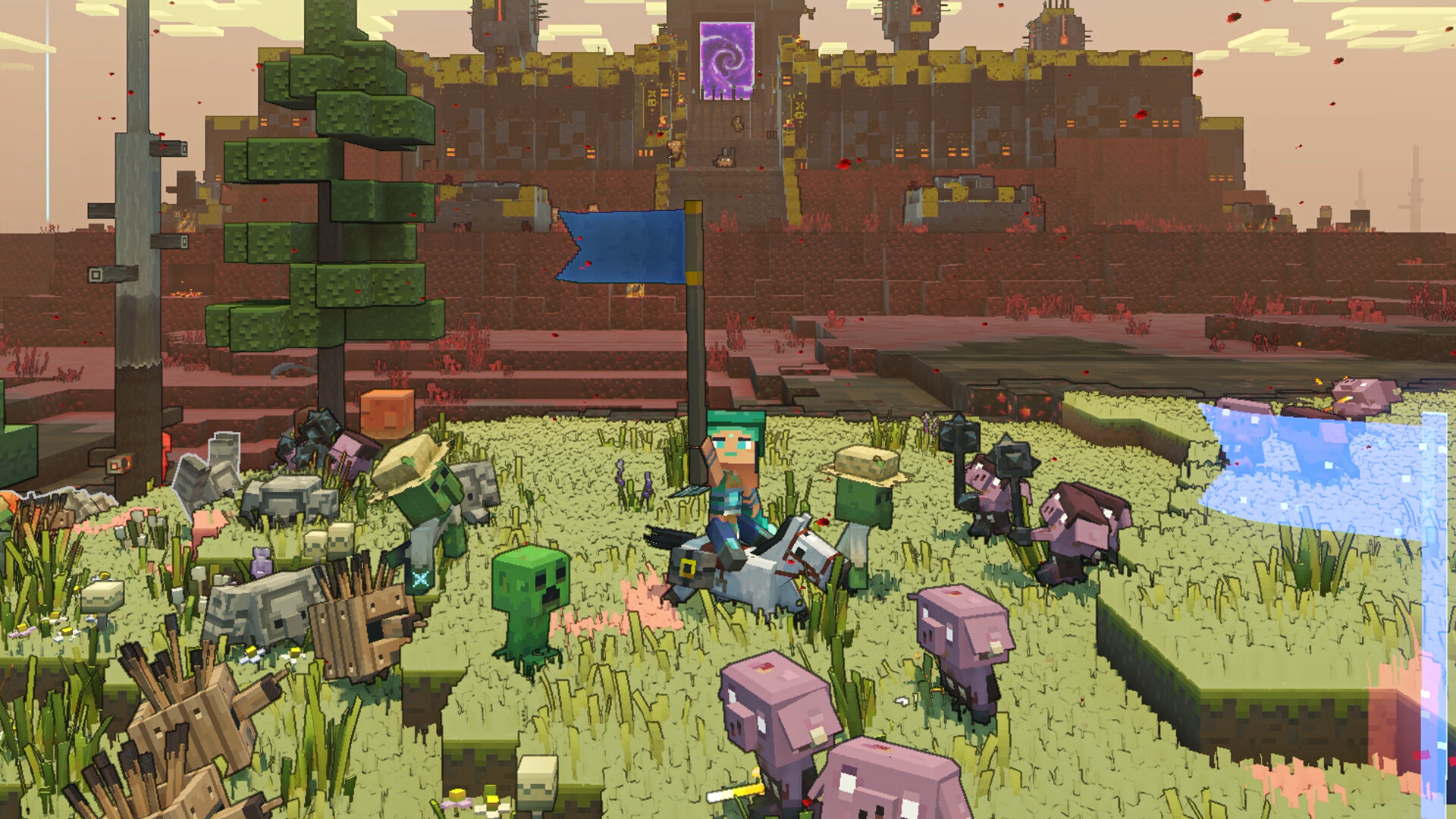 Скриншот-5 из игры Minecraft Legends Deluxe Edition