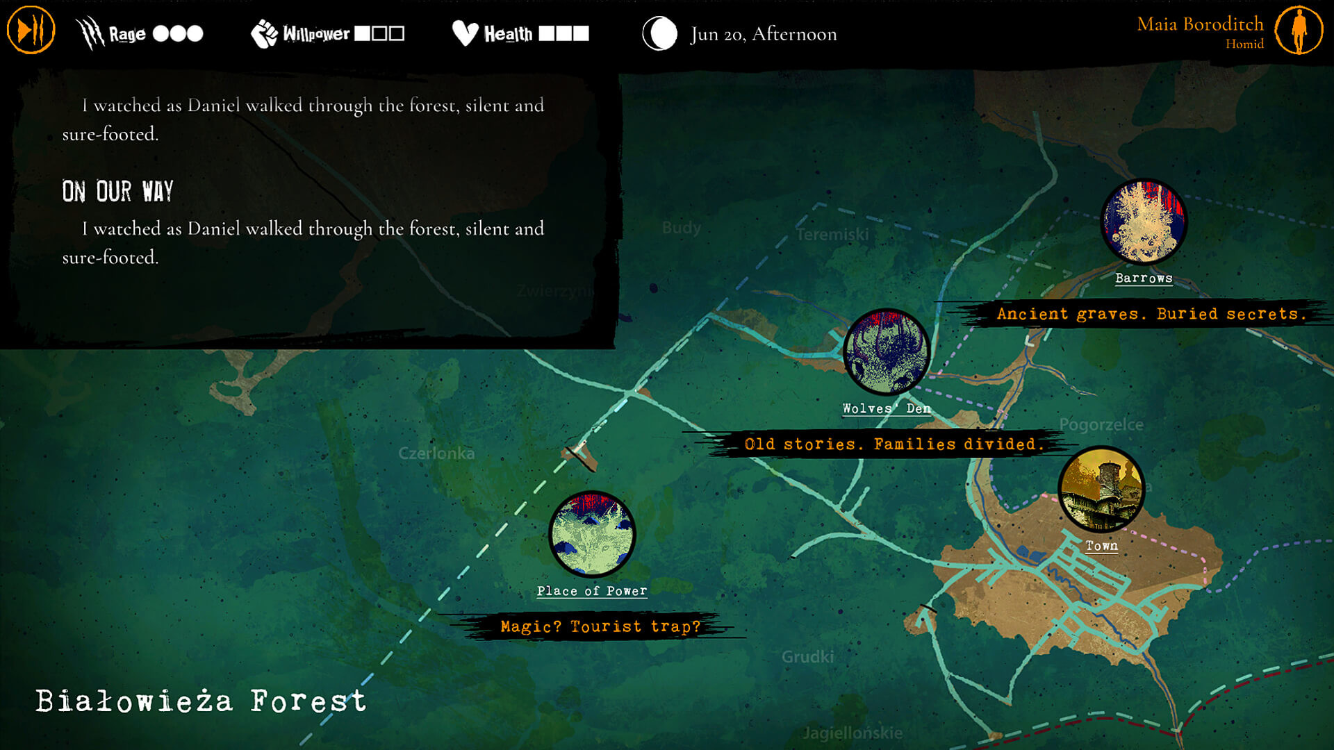 Скриншот-6 из игры Werewolf: The Apocalypse — Heart of The Forest