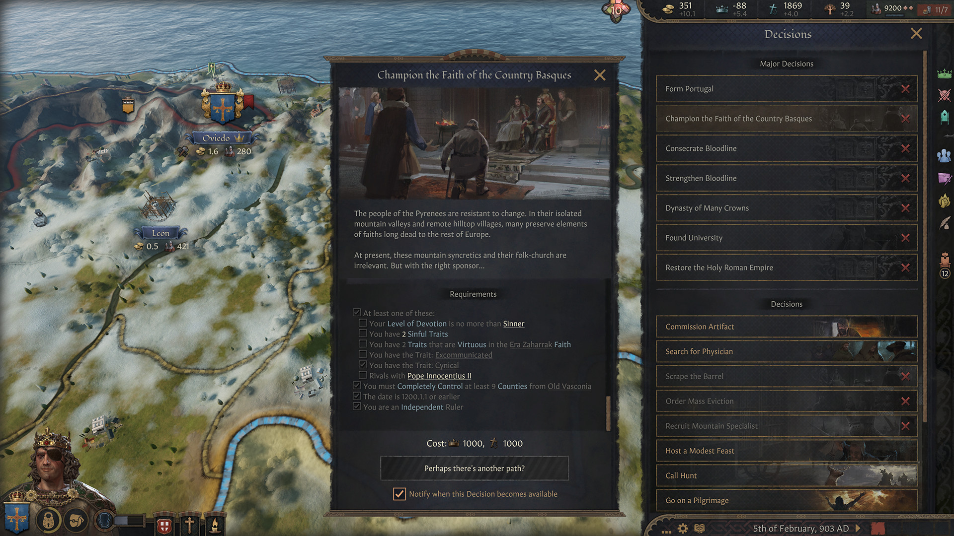 Скриншот-9 из игры Crusader Kings III: Fate of Iberia