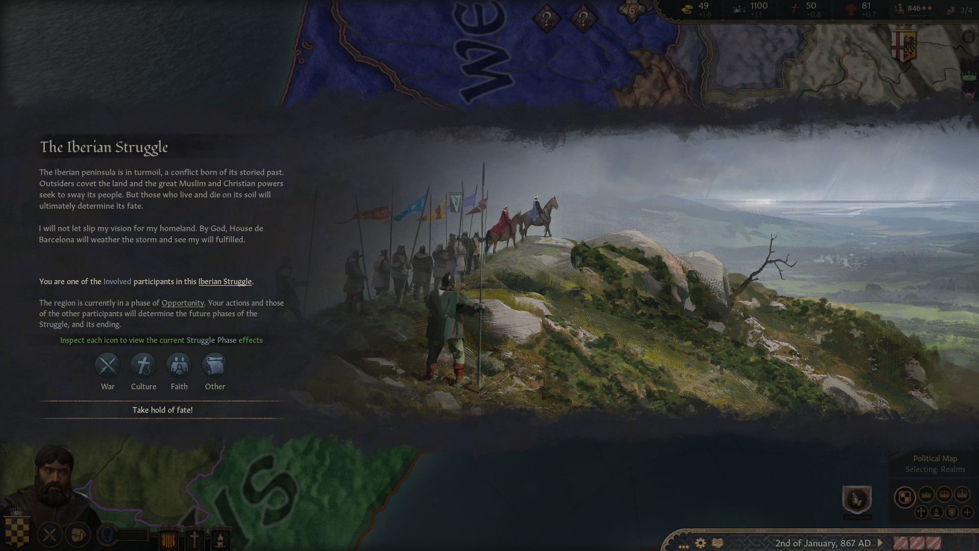 Скриншот-4 из игры Crusader Kings III: Fate of Iberia