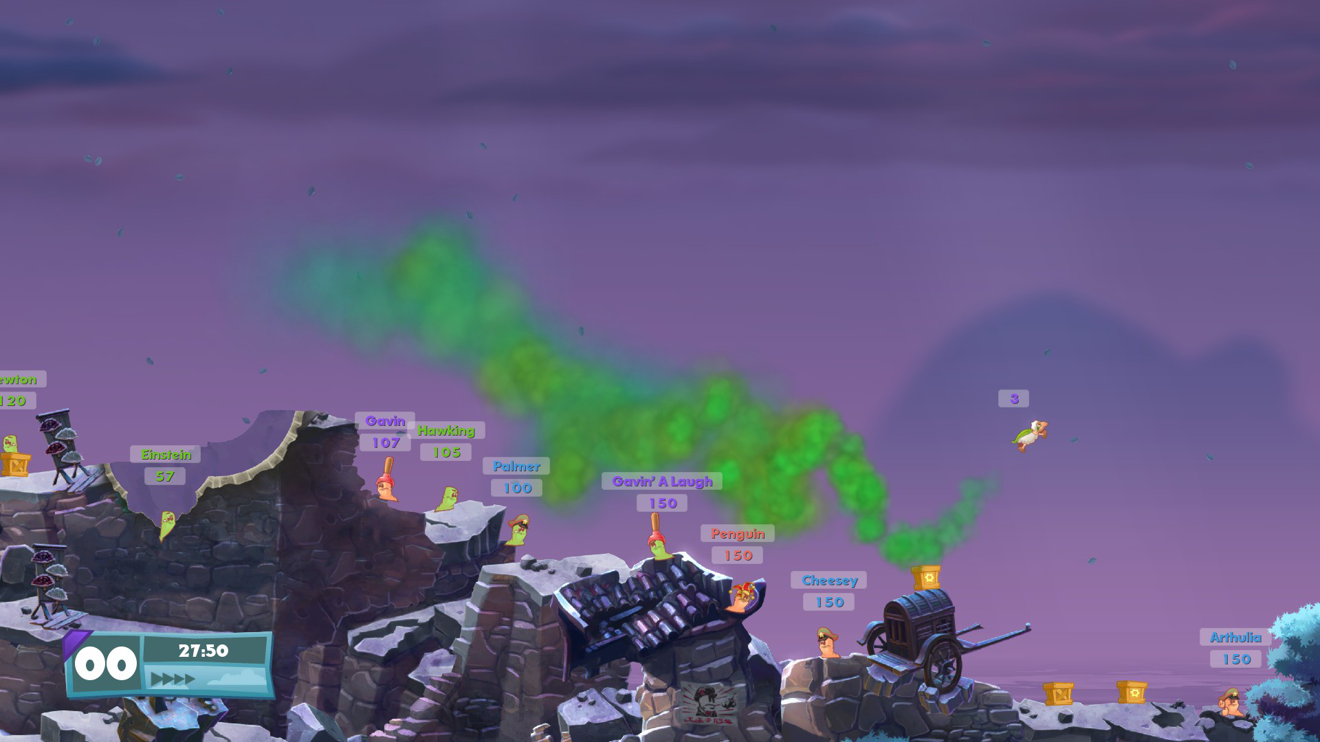 Скриншот-1 из игры Worms W.M.D