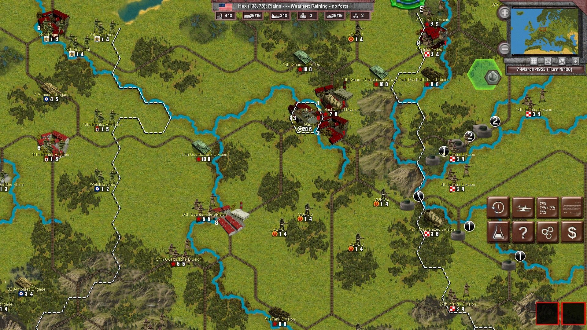 Скриншот-3 из игры 1953: NATO vs Warsaw Pact