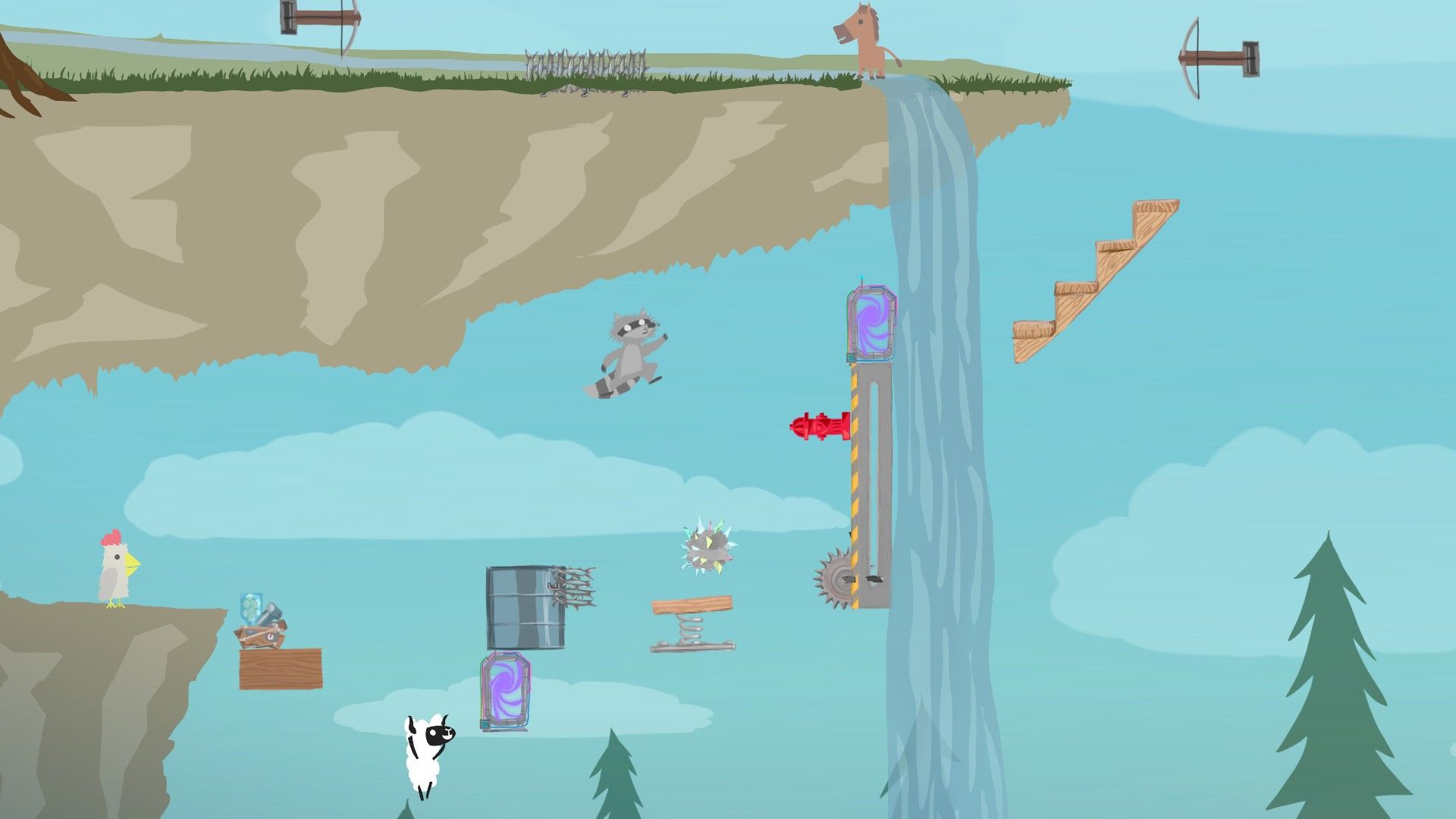 Скриншот-5 из игры Ultimate Chicken Horse