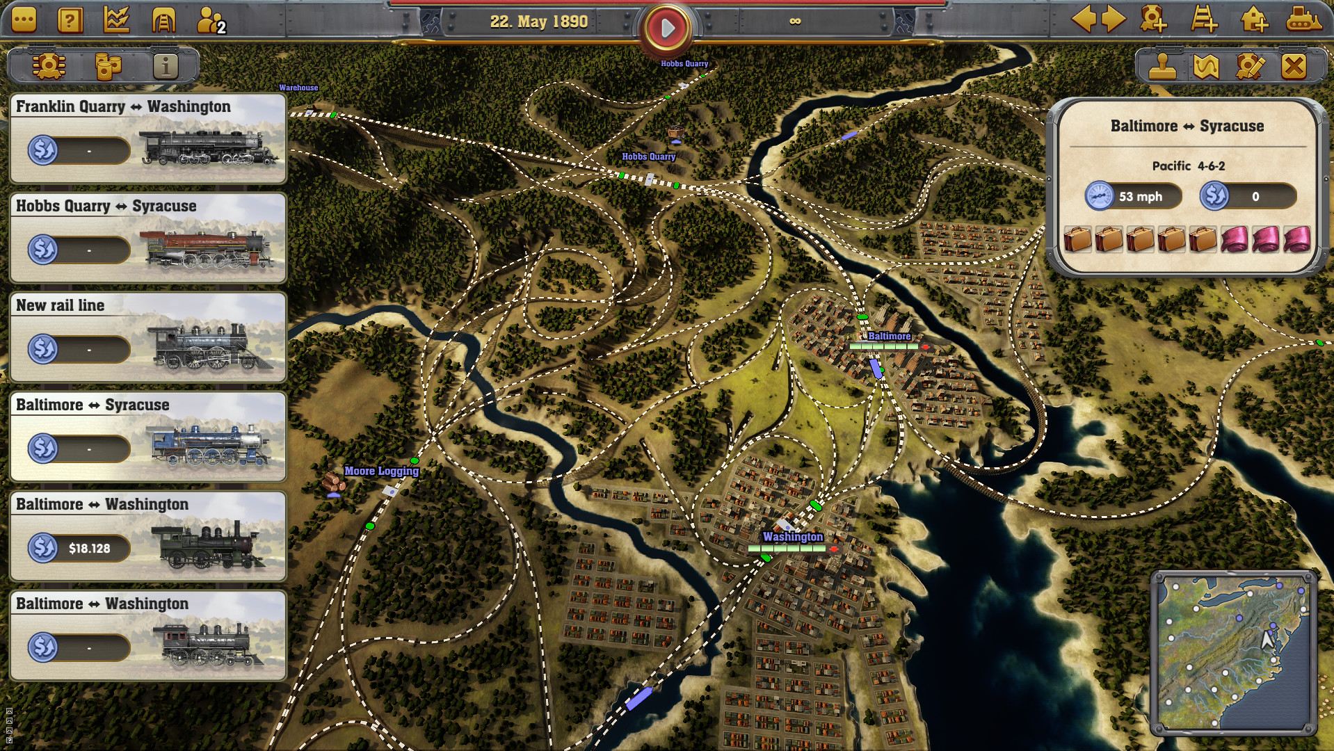 Скриншот-0 из игры Railway Empire 2