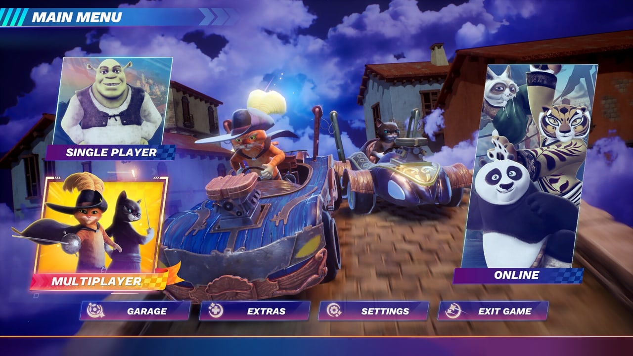Скриншот-2 из игры DreamWorks All-Star Kart Racing