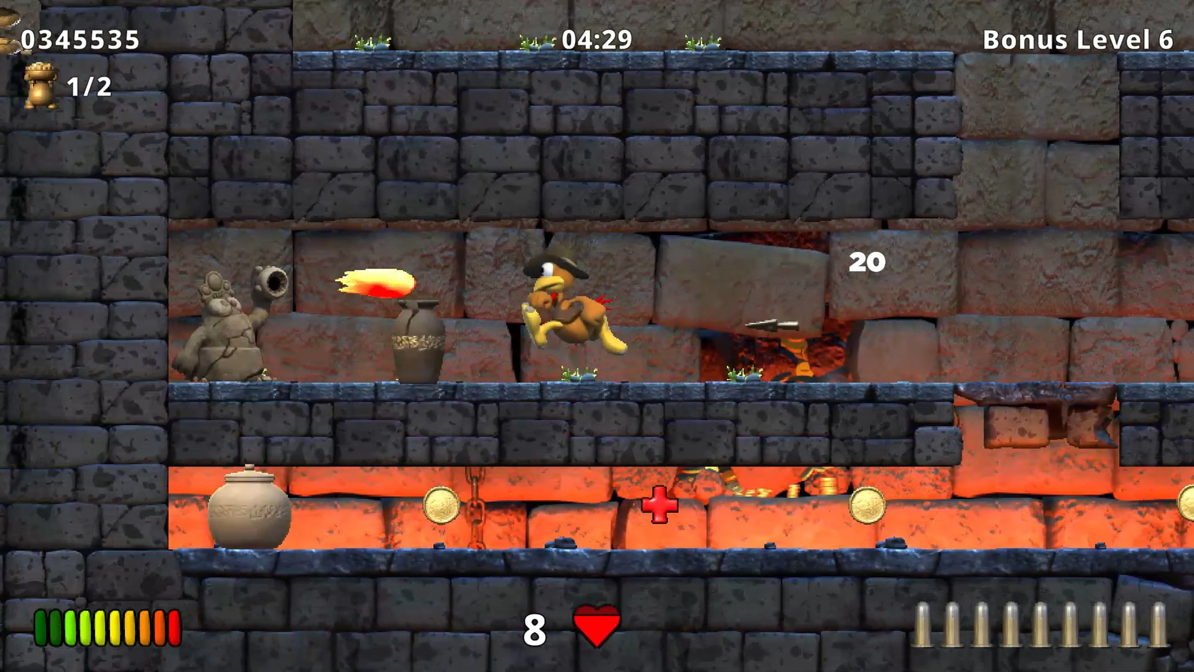 Скриншот-0 из игры Crazy Chicken Jump 'n' Run Traps and Treasures для PS4