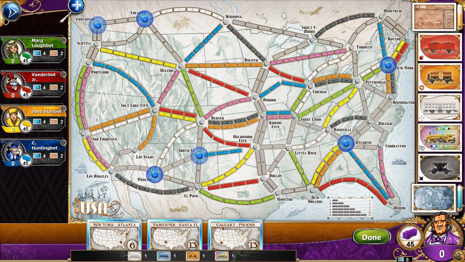 Скриншот-1 из игры Ticket to Ride
