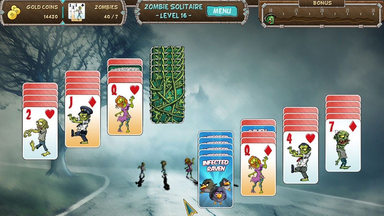 Скриншот-6 из игры Zombie Solitaire