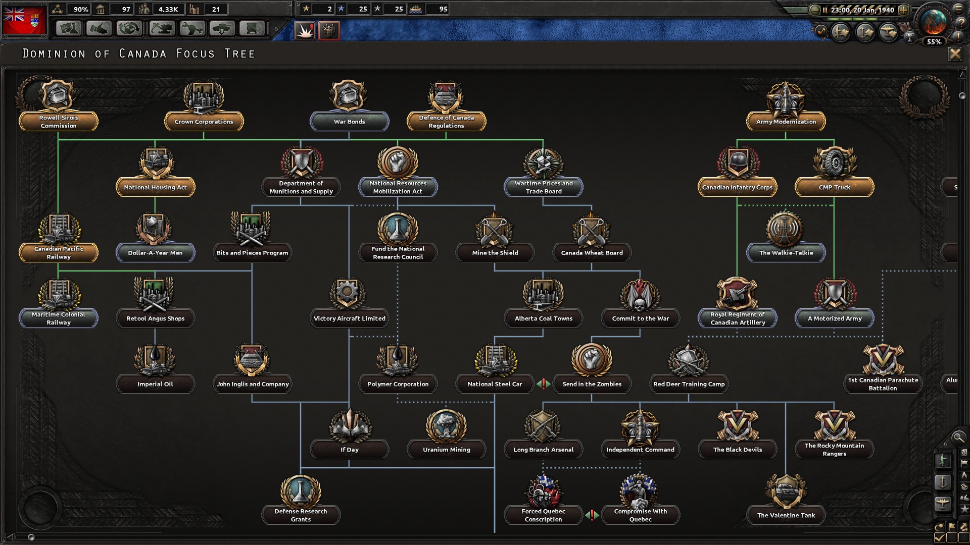 Скриншот-7 из игры Hearts of Iron IV: Together for Victory