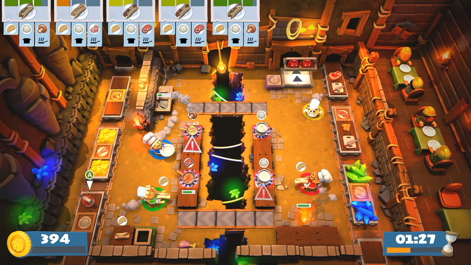 Скриншот-1 из игры Overcooked! 2 - Gourmet Edition для PS4