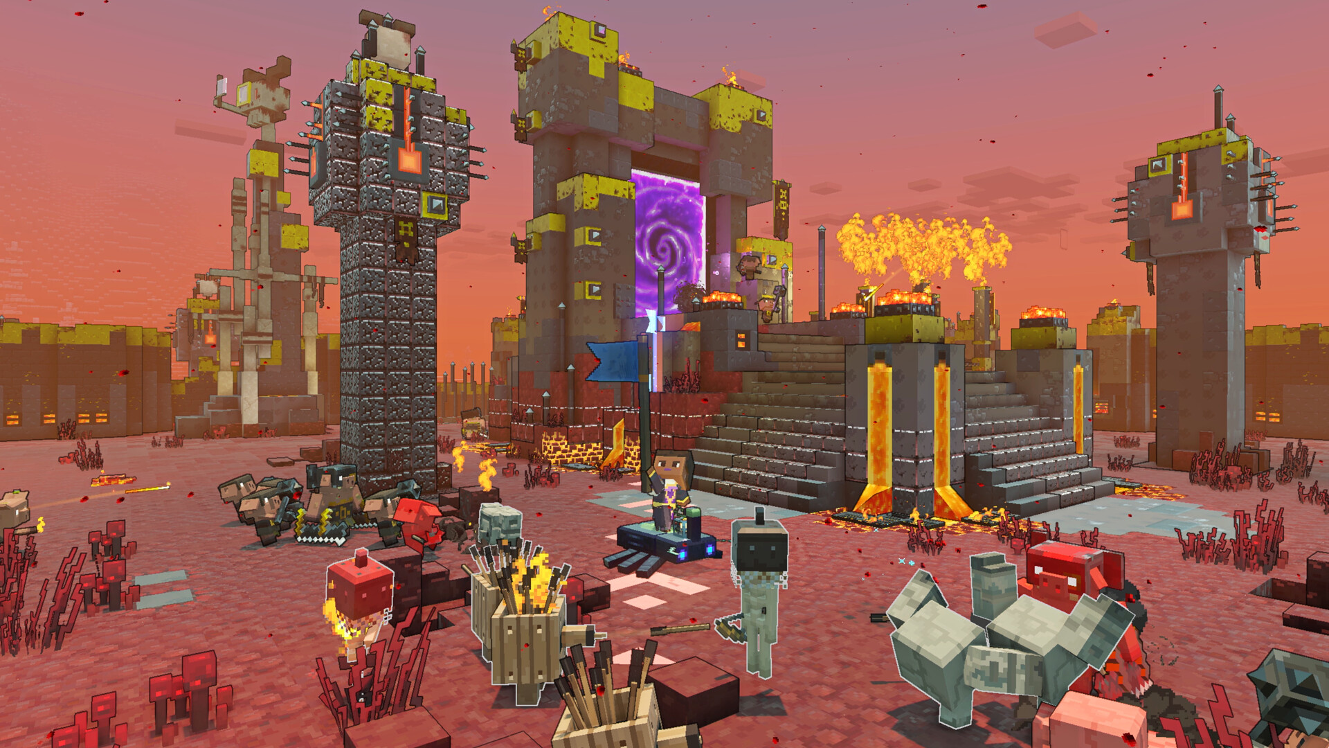 Скриншот-2 из игры Minecraft Legends Deluxe Edition