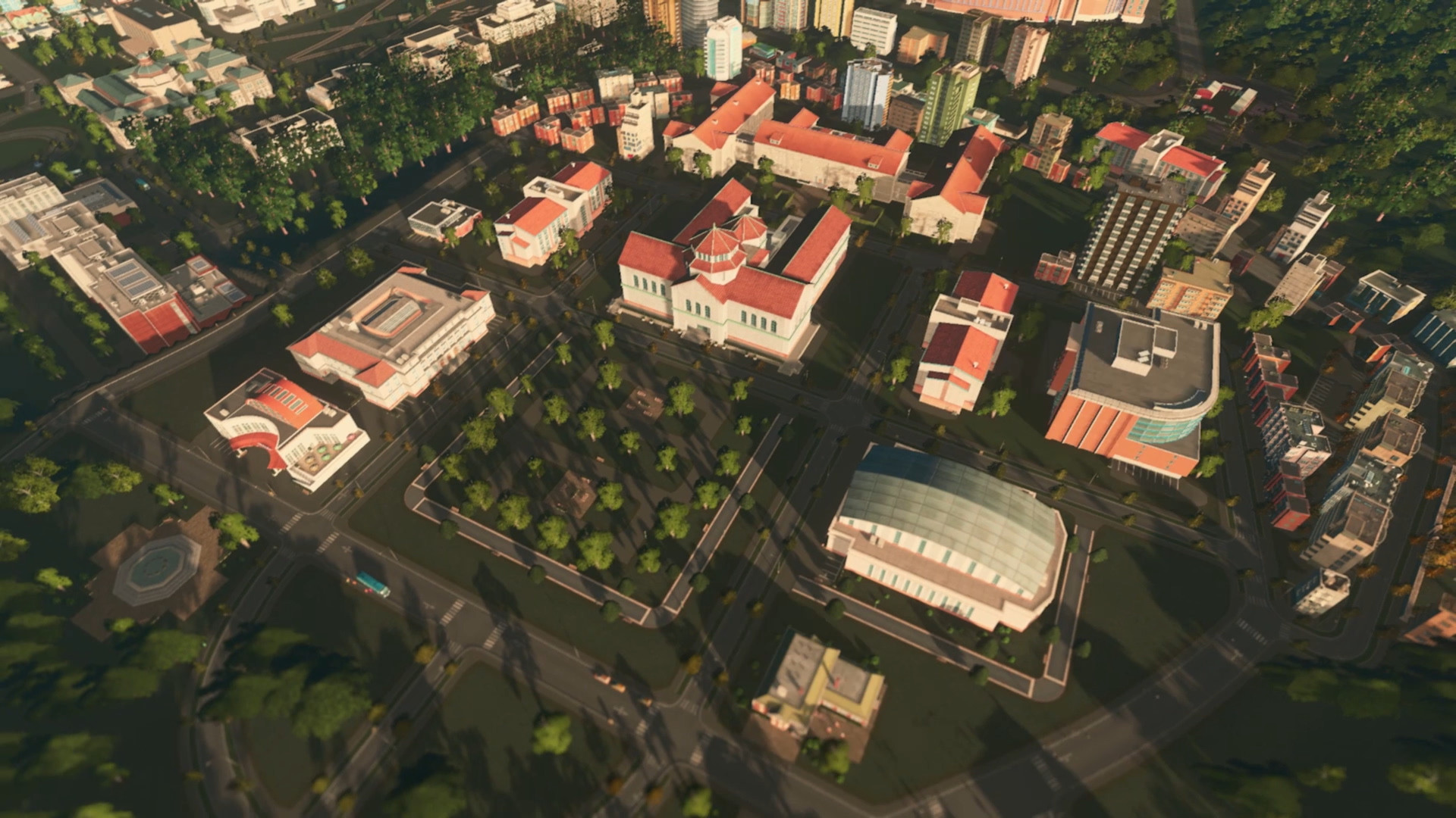 Cities: Skylines — Campus radio