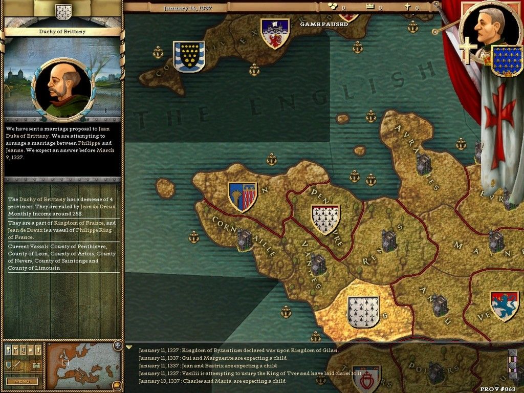 Скриншот-7 из игры Crusader Kings Complete