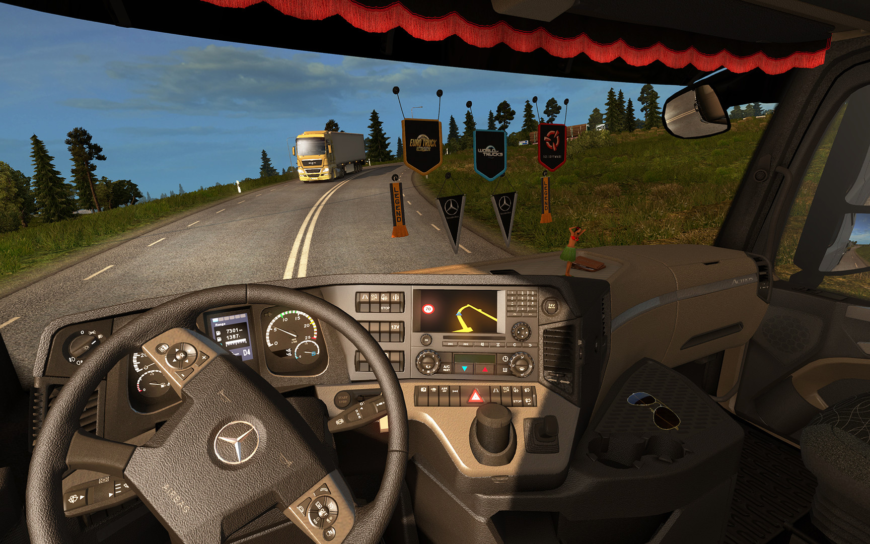 Скриншот-8 из игры Euro Truck Simulator 2 — Cabin Accessories