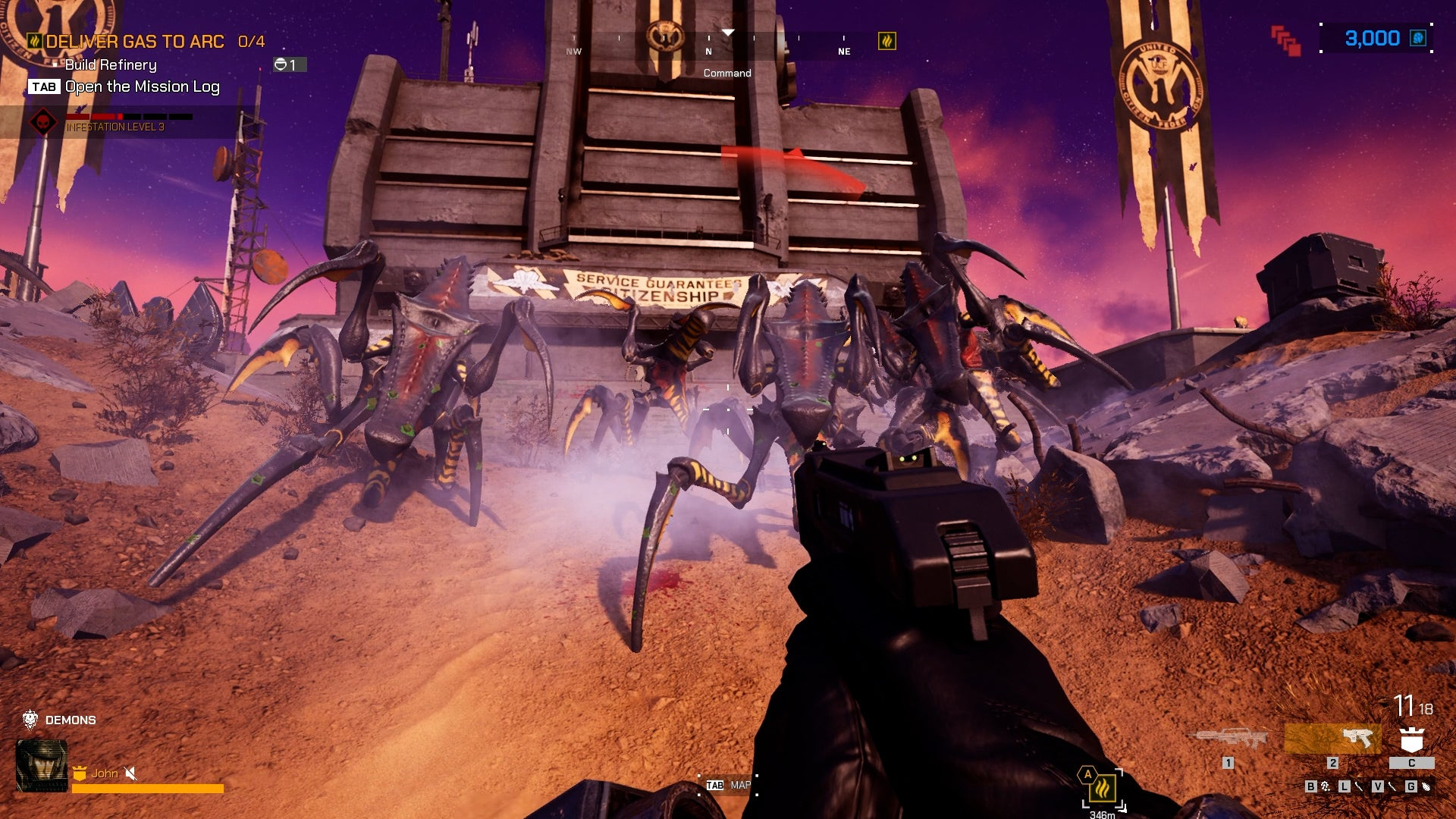 Скриншот-7 из игры Starship Troopers: Extermination