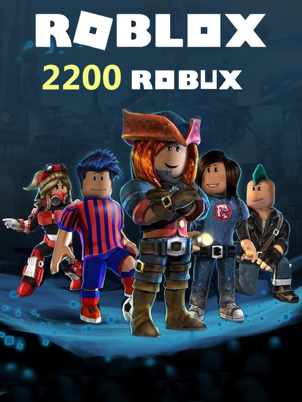 Карта Roblox на 2200 Robux