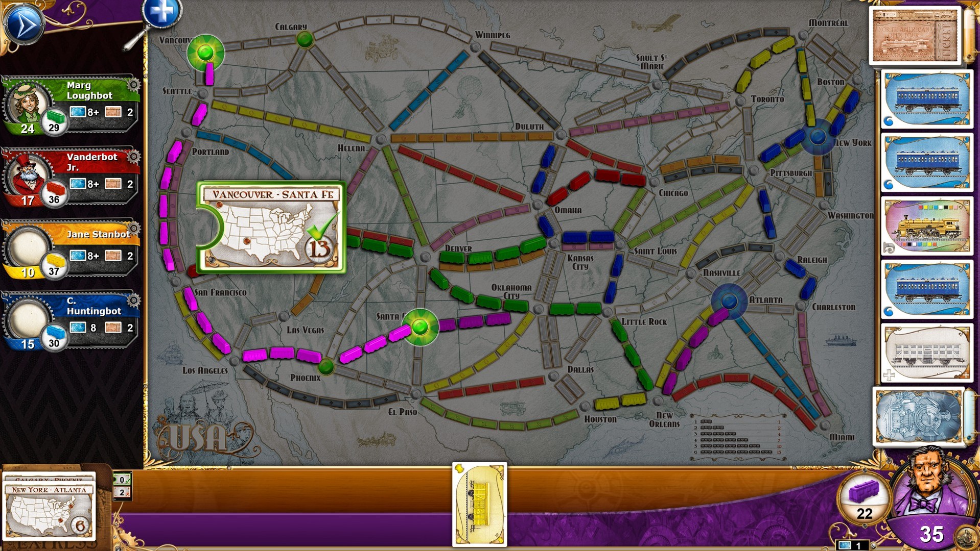 Скриншот-2 из игры Ticket to Ride