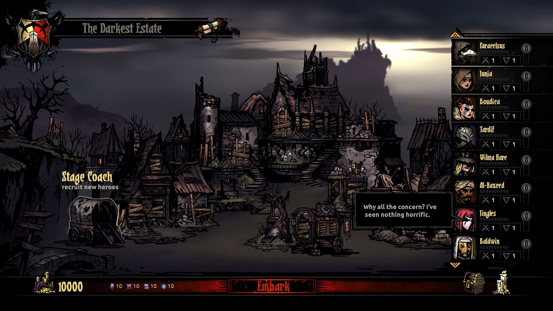 Скриншот-1 из игры Darkest Dungeon: Ancestral Edition для XBOX