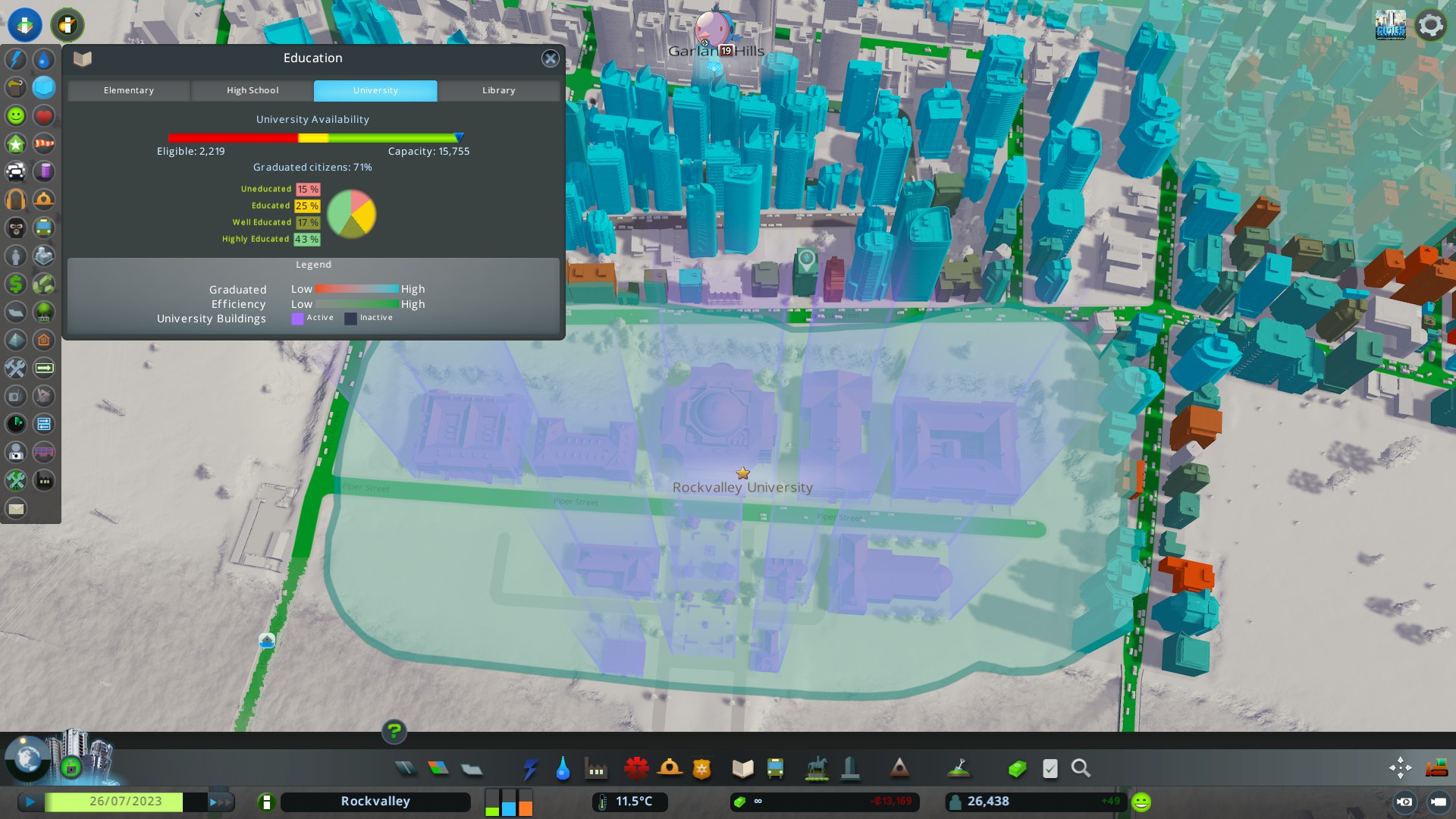 Скриншот-1 из игры Cities: Skylines — Campus radio