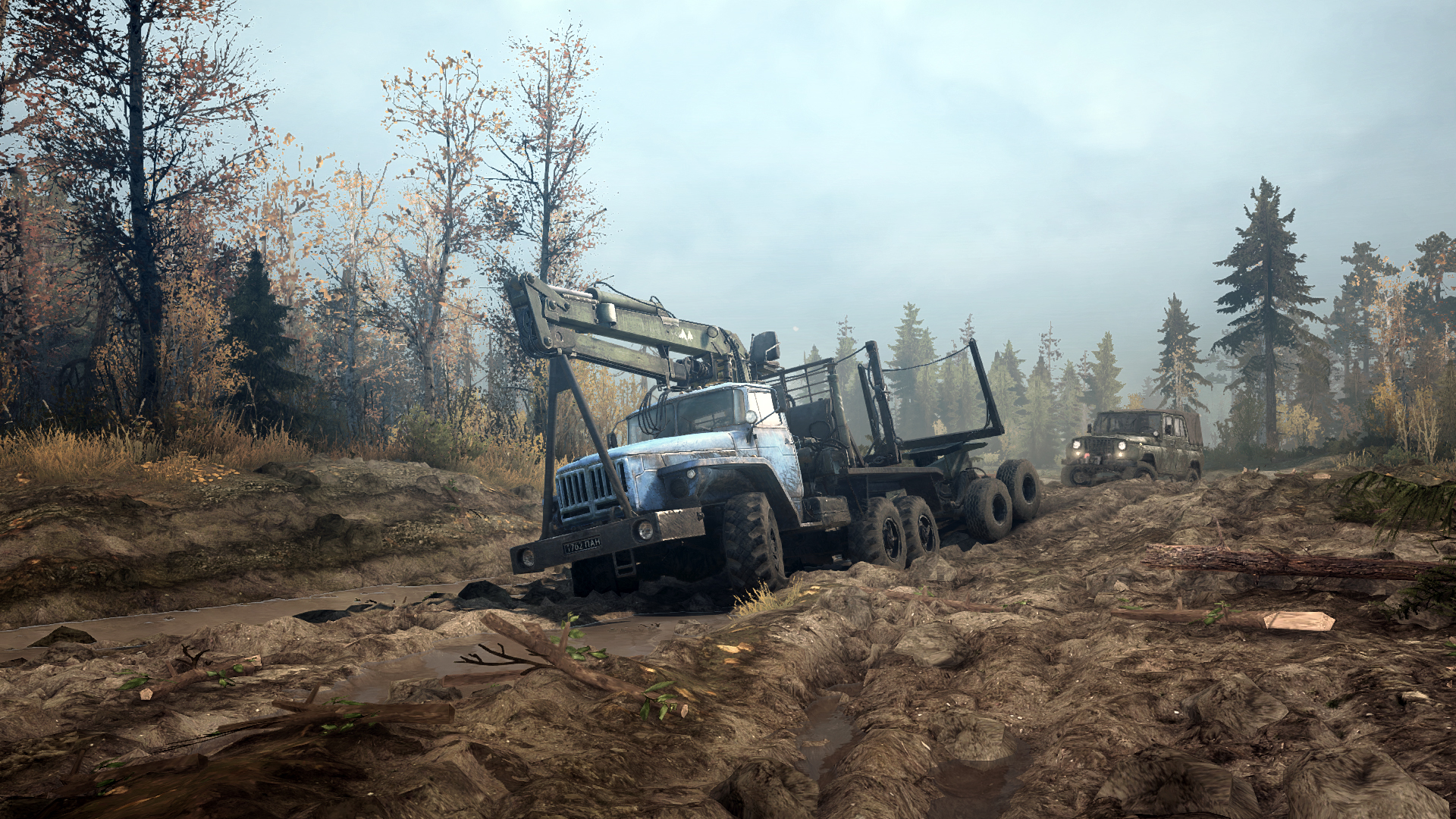 Скриншот-1 из игры MudRunner American Wilds Edition для XBOX