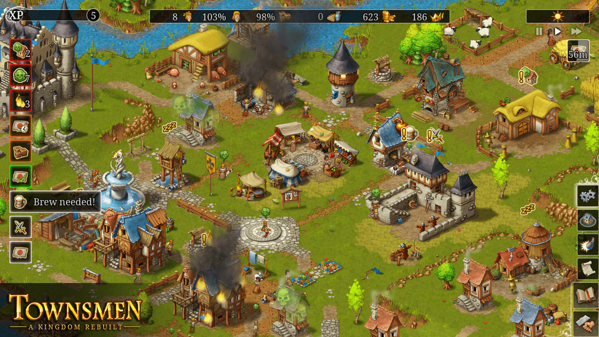 Скриншот-13 из игры Townsmen - A Kingdom Rebuilt