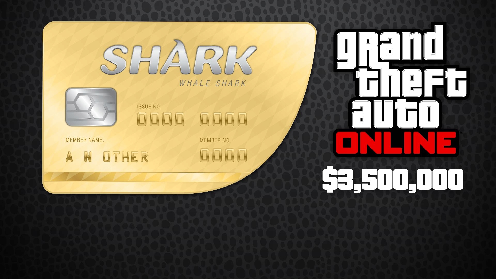 Whale Shark Cash Card на 3.500.000 $ GTA