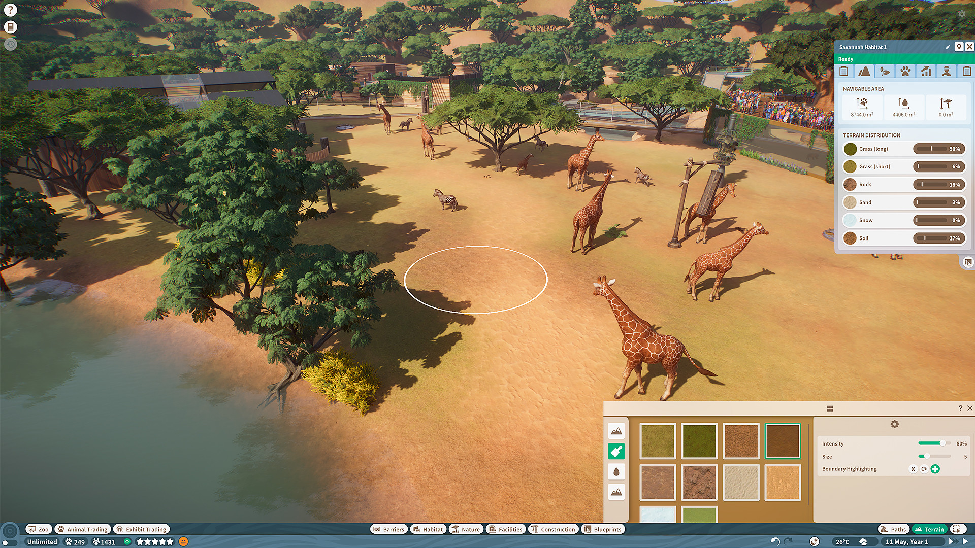 Скриншот-1 из игры Planet Zoo: Deluxe Edition для PS5