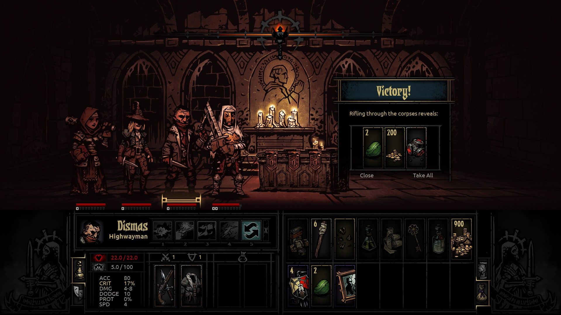 Скриншот-6 из игры Darkest Dungeon