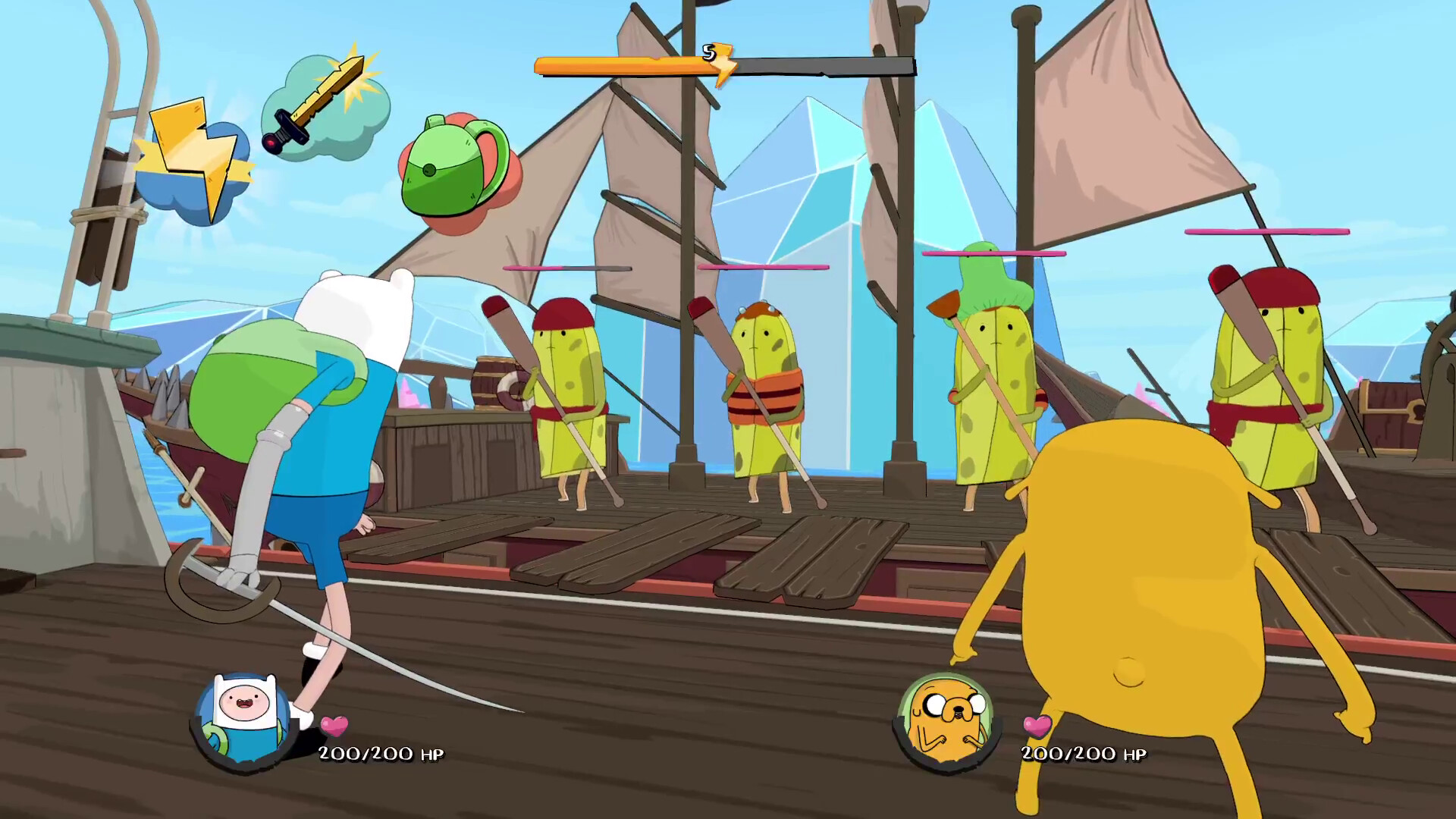 Скриншот-3 из игры Adventure Time: Pirates of the Enchiridion для PS4