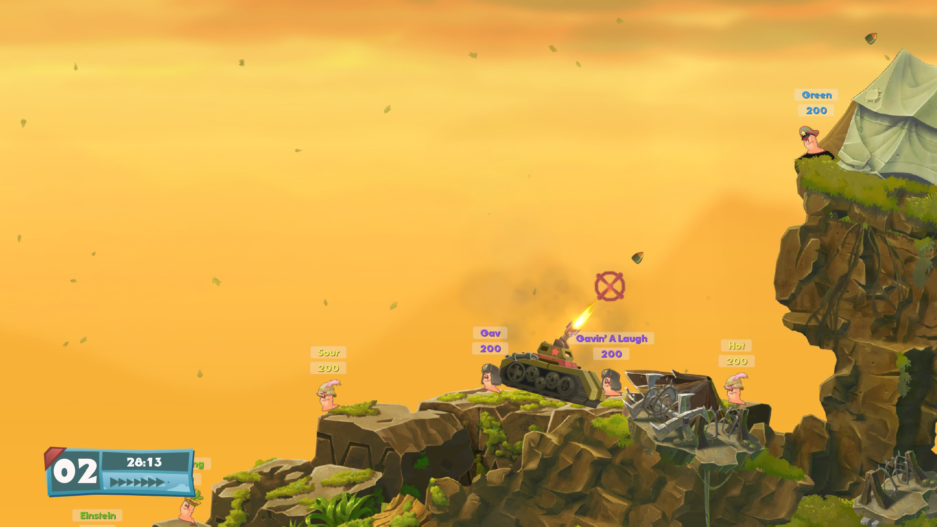 Скриншот-5 из игры Worms W.M.D