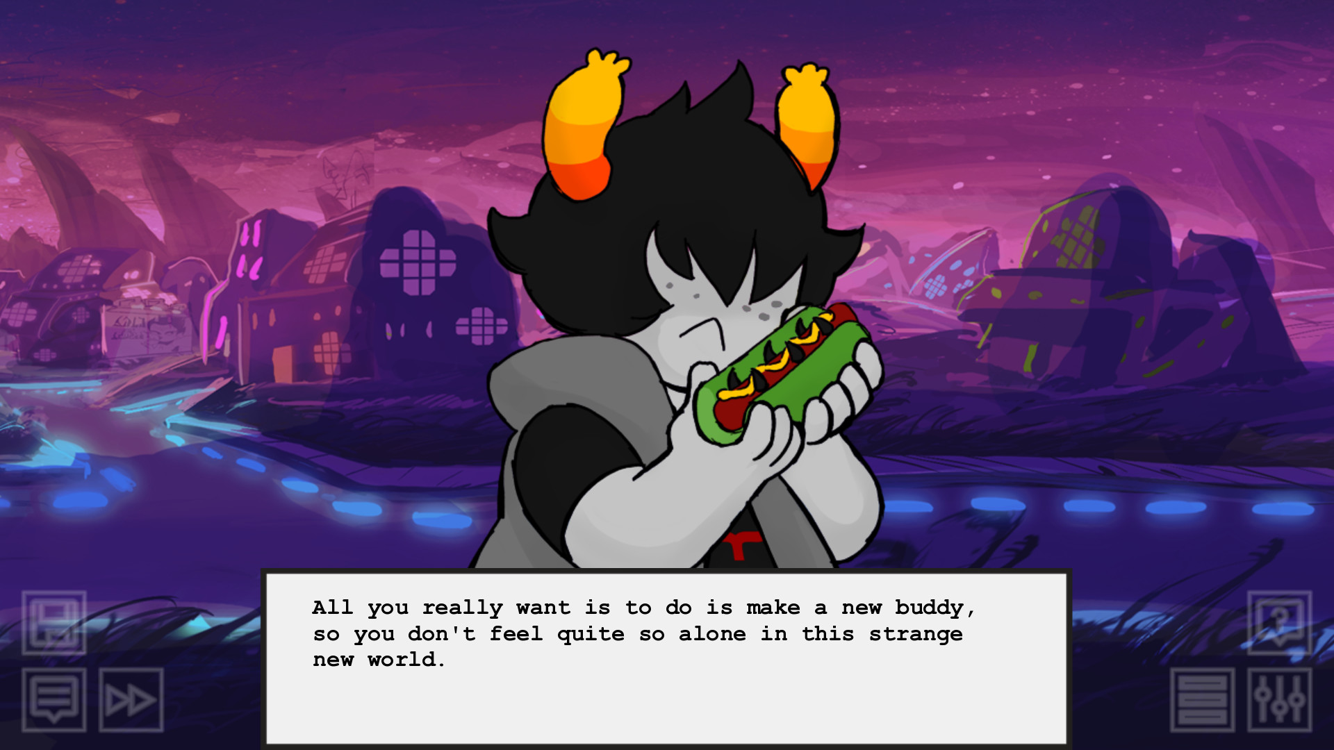 Скриншот-4 из игры Hiveswap Friendsim