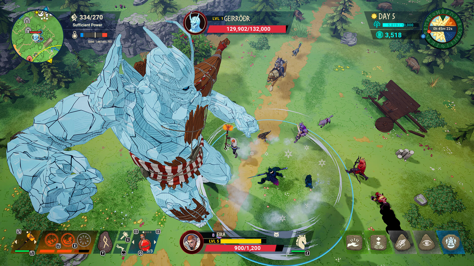 Скриншот-7 из игры Tribes of Midgard для ХВОХ