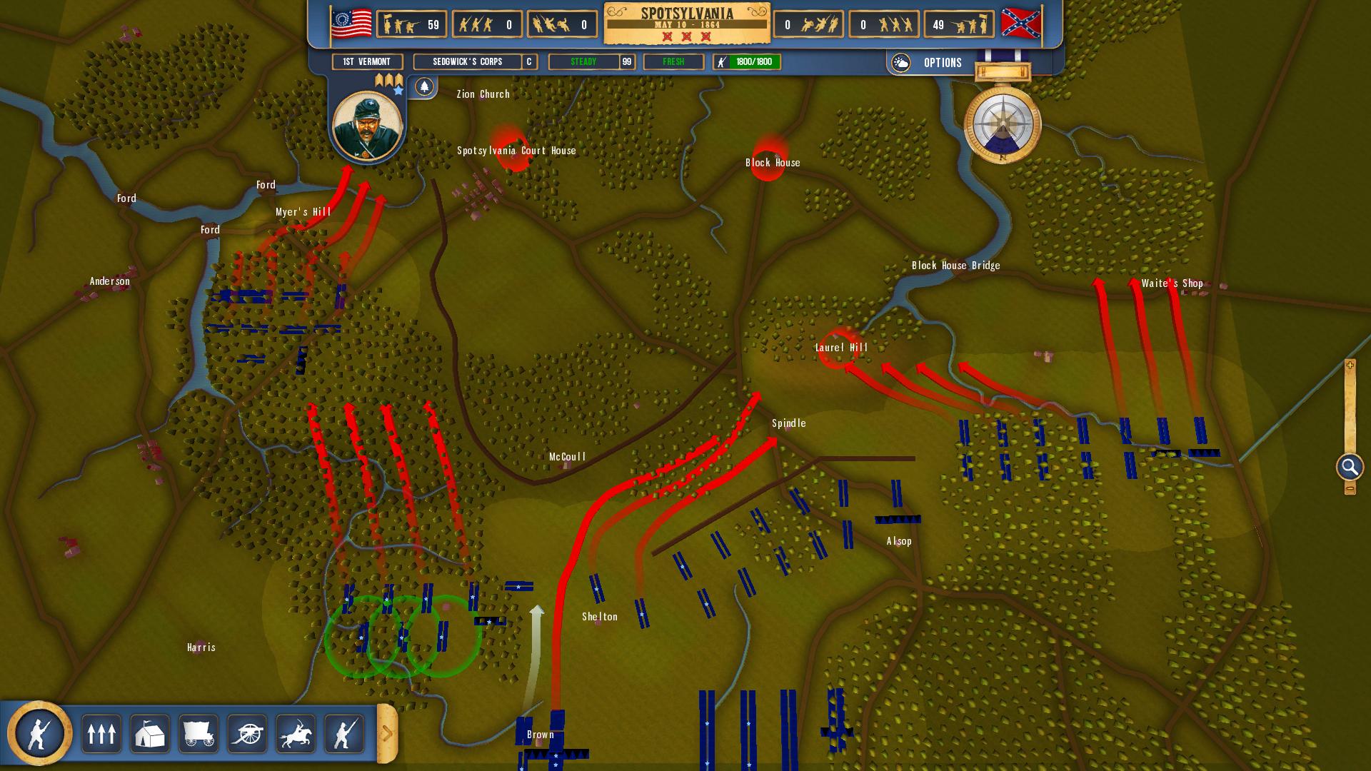 Скриншот-10 из игры Battleplan: American Civil War