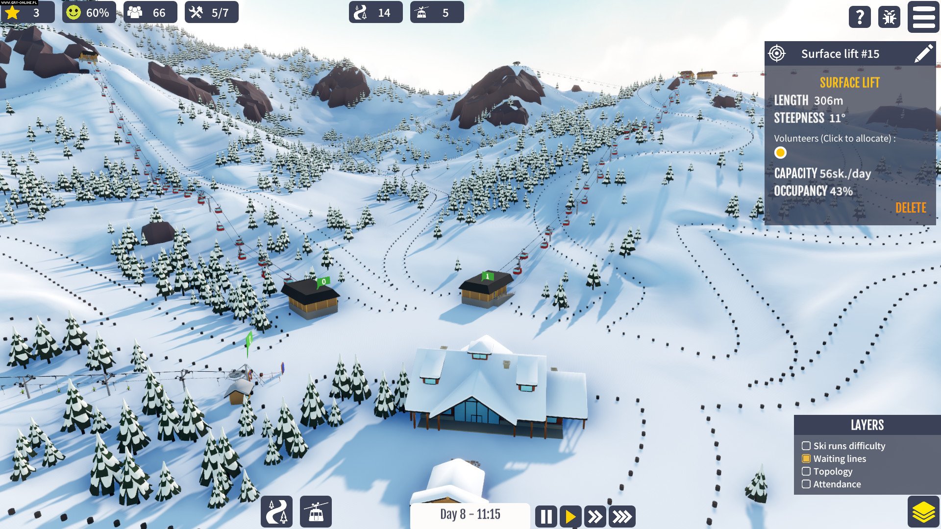 Скриншот-2 из игры Snowtopia: Ski Resort Builder