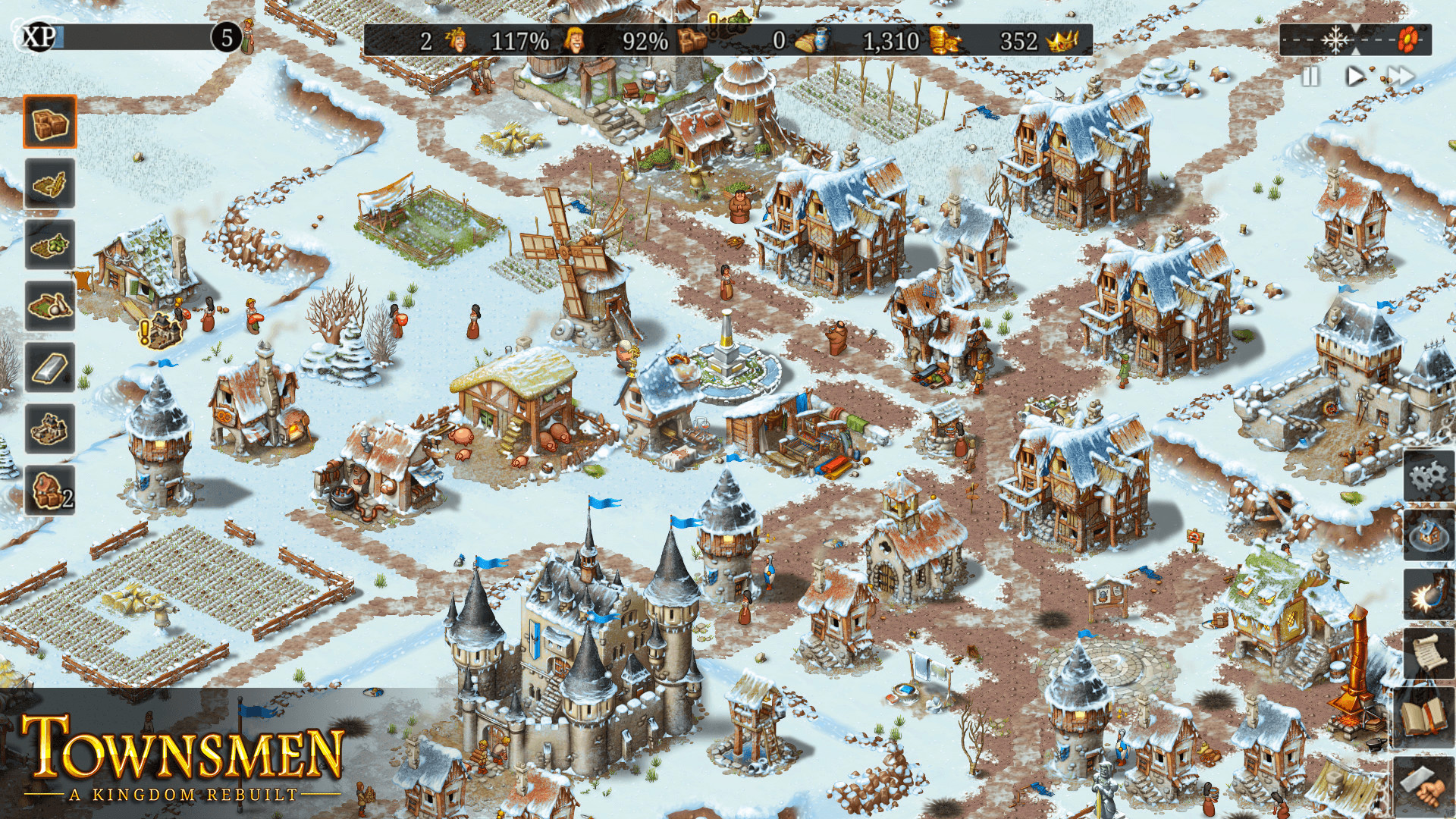 Скриншот-1 из игры Townsmen - A Kingdom Rebuilt