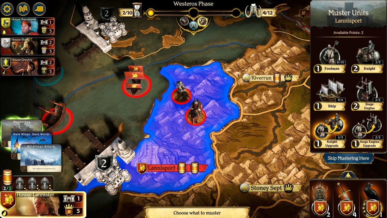 Скриншот-1 из игры A Game of Thrones: The Board Game - Digital Edition