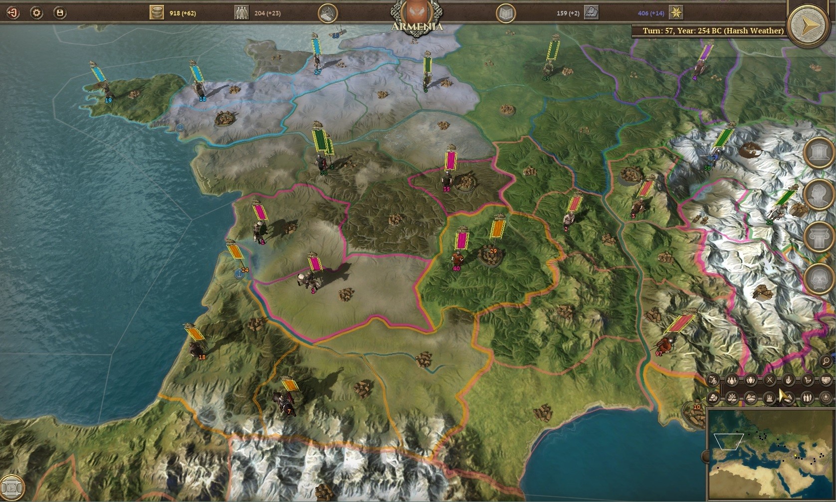Скриншот-1 из игры Field of Glory: Empires