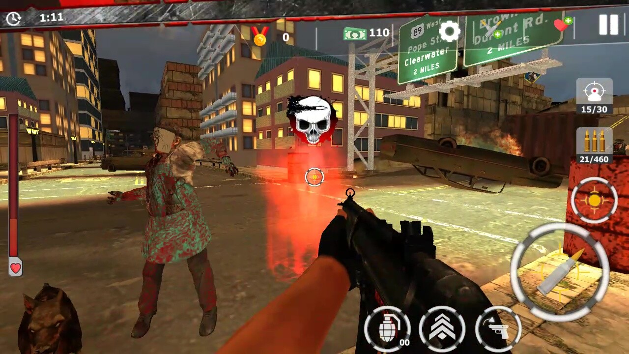 Скриншот-1 из игры Zombie Survivor: Undead City Attack