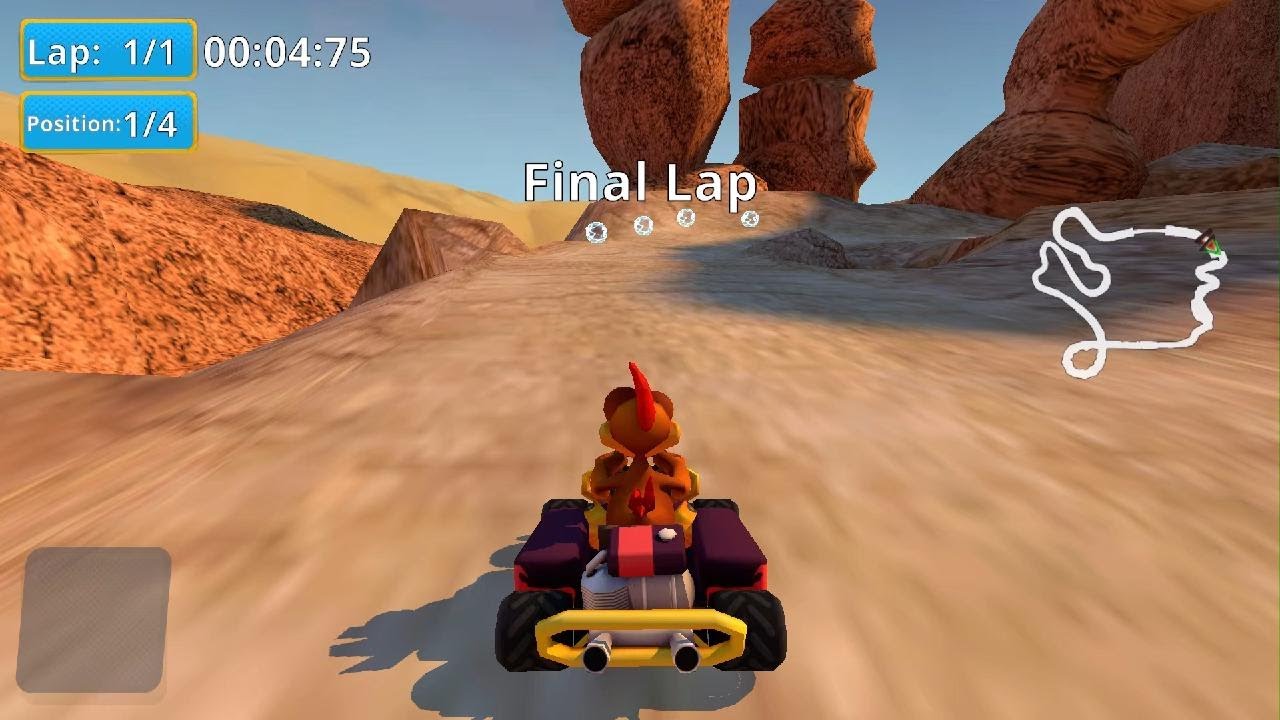 Скриншот-1 из игры Crazy Chicken Kart 2 для PS4