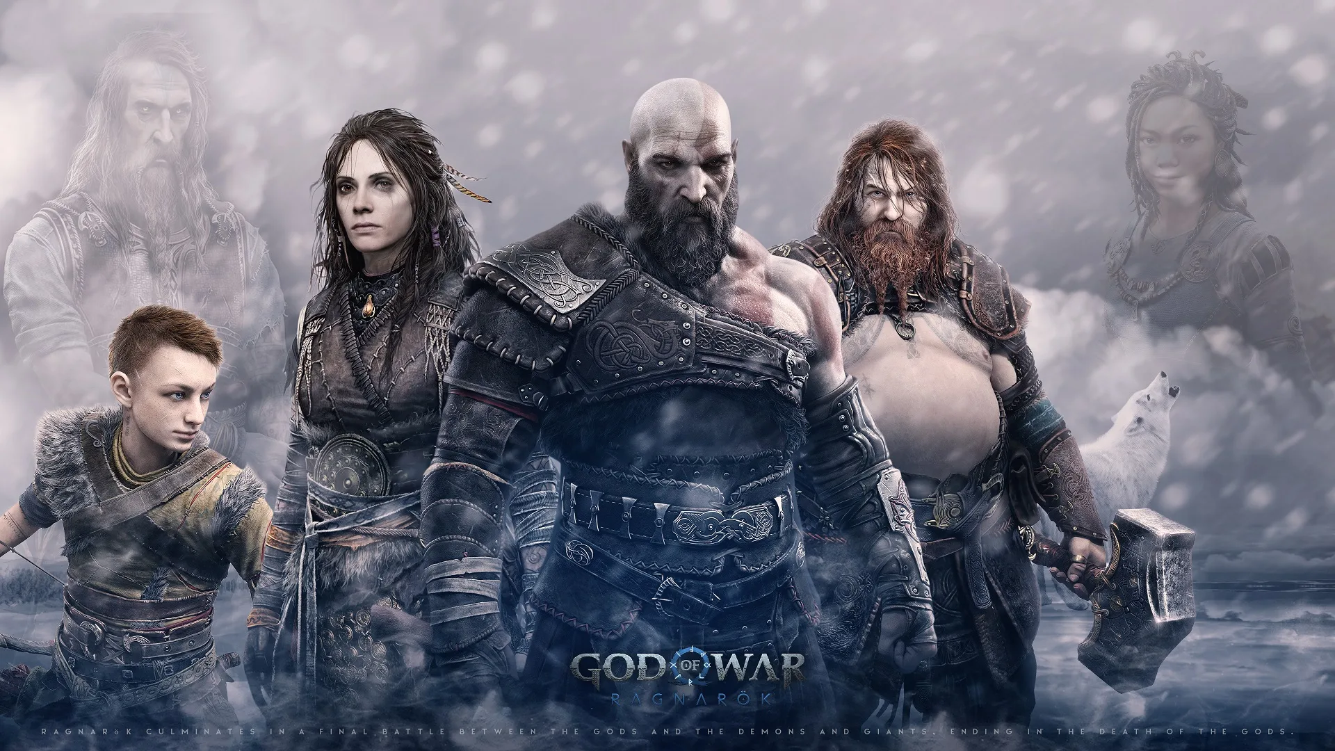 Постер игры God of War Ragnarök (СНГ, КРОМЕ РФ И РБ)