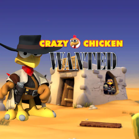 Картинка Crazy Chicken Wanted для PS4