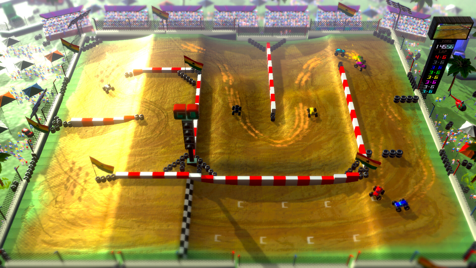 Скриншот-6 из игры Rock 'N Racing Off Road для ХВОХ