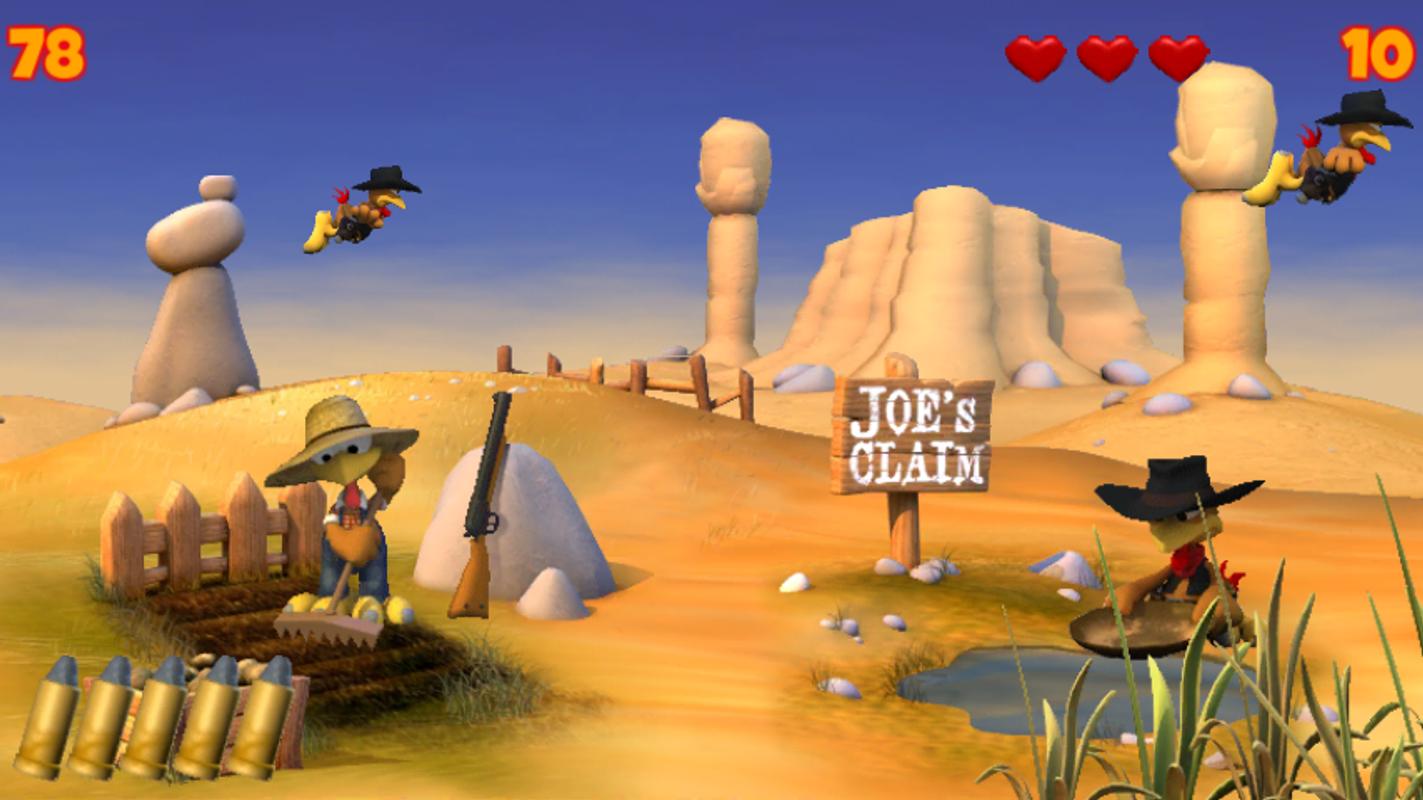 Скриншот-1 из игры Crazy Chicken Wanted для PS4