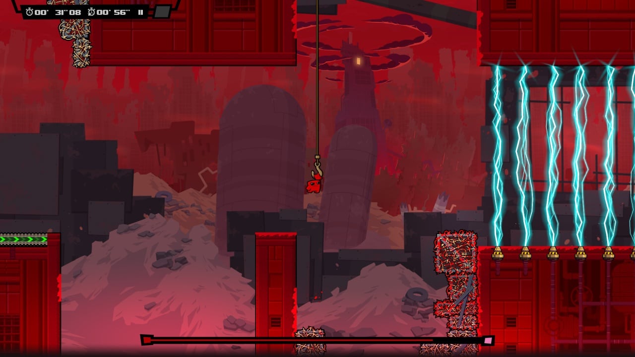 Скриншот-1 из игры Super Meat Boy Forever для XBOX